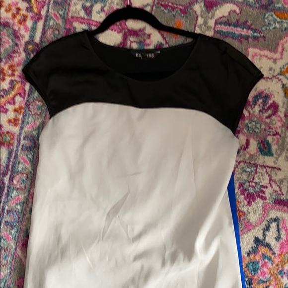 Express Color Block Shift Dress - Picture 5 of 5